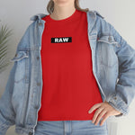 Raw Box LOGO Heavy Cotton Tee RED