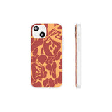 Raw+Sushi "Orange camo" Flexi Cases