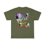 Raw+Sushi "MAKE YOUR OWN LUCK" (SHROOMS)  Heavy Cotton Tee