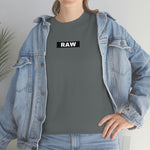 Raw Box LOGO Heavy Cotton Tee CHARCOAL