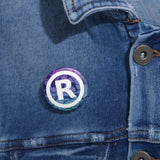 Raw+Sushi "BLUE CAMO" Pin Buttons