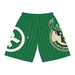 RAW+SUSHI "BUCKS" Basketball Shorts