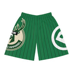 RAW+SUSHI "BUCKS" Basketball Shorts