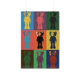 KAWS POP ART Premium Matte Vertical Posters