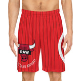 RAW+SUSHI "BULLS" Basketball Shorts