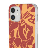 Raw+Sushi "Orange camo" Flexi Cases