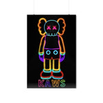 KAWS NEON Premium Matte Vertical Posters