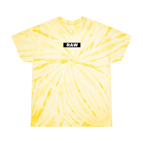 Raw+Sushi pale yellow Tie-Dye Tee