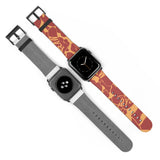 Raw+Sushi "orange camo" Apple Watch Band