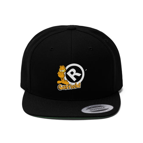 Raw+Sushi "R" Garfield Flat Bill Hat