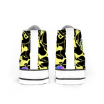 Raw+sushi "yellow camo" high top shoes