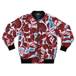 Raw+Sushi "Red Blue camo" Bomber Jacket