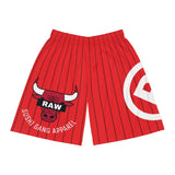 RAW+SUSHI "BULLS" Basketball Shorts