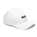 OG RAW STAMP LOGO Snapback  Hat white