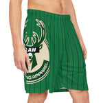 RAW+SUSHI "BUCKS" Basketball Shorts