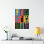 KAWS POP ART Premium Matte Vertical Posters