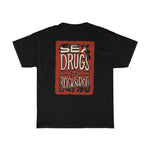 Cult Behavior "sex,drugs and rock and roll"  Heavy Cotton Tee