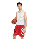 RAW+SUSHI "BULLS" Basketball Shorts