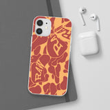 Raw+Sushi "Orange camo" Flexi Cases